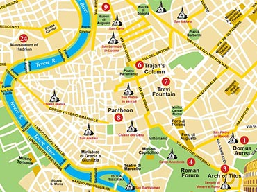 Rome map